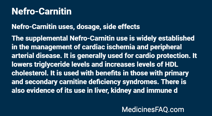 Nefro-Carnitin