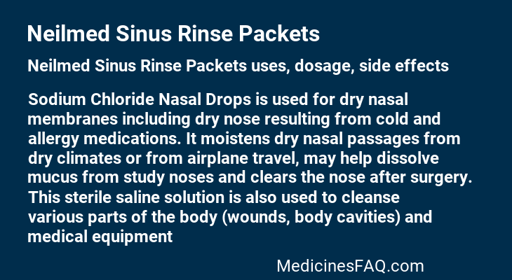 Neilmed Sinus Rinse Packets