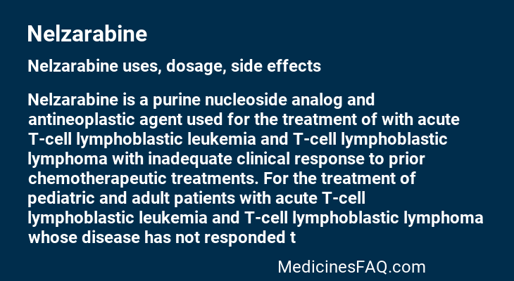 Nelzarabine