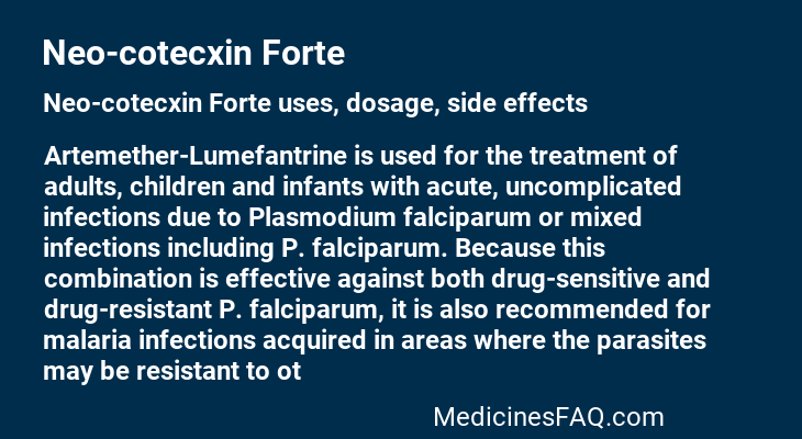Neo-cotecxin Forte