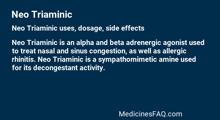 Neo Triaminic