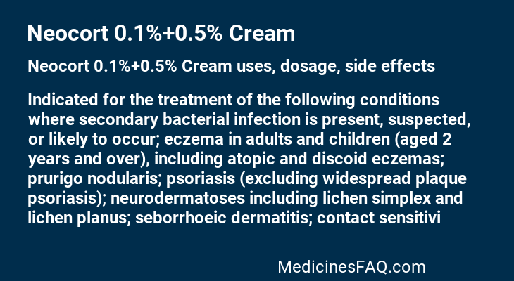 Neocort 0.1%+0.5% Cream