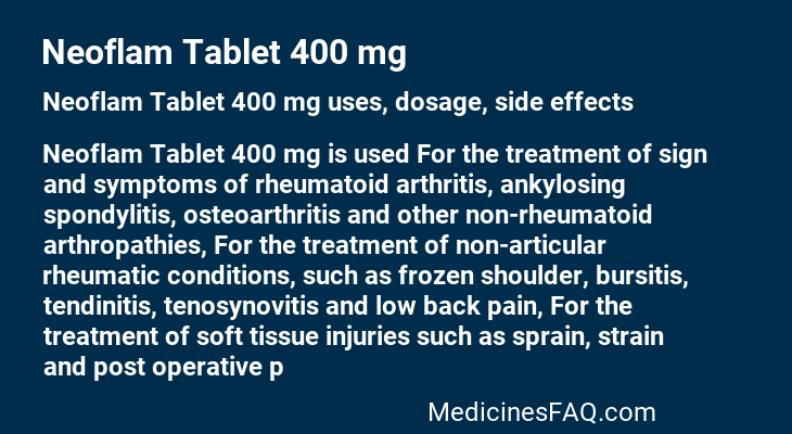 Neoflam Tablet 400 mg