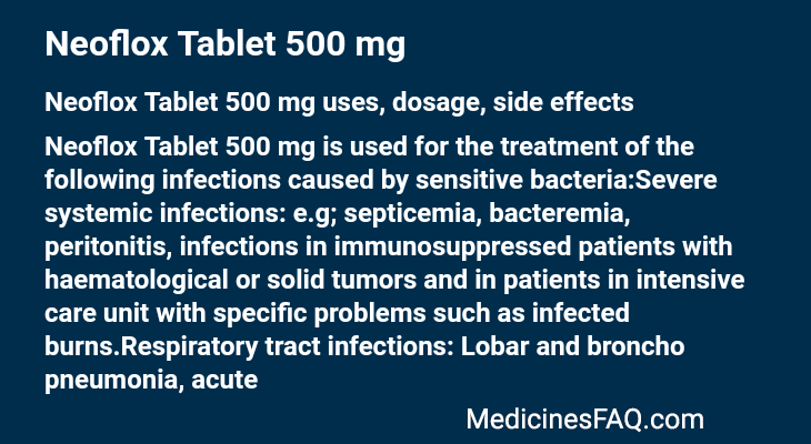 Neoflox Tablet 500 mg