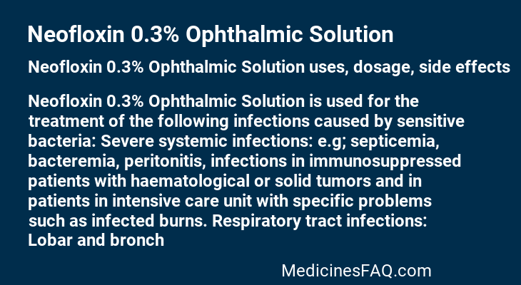 Neofloxin 0.3% Ophthalmic Solution