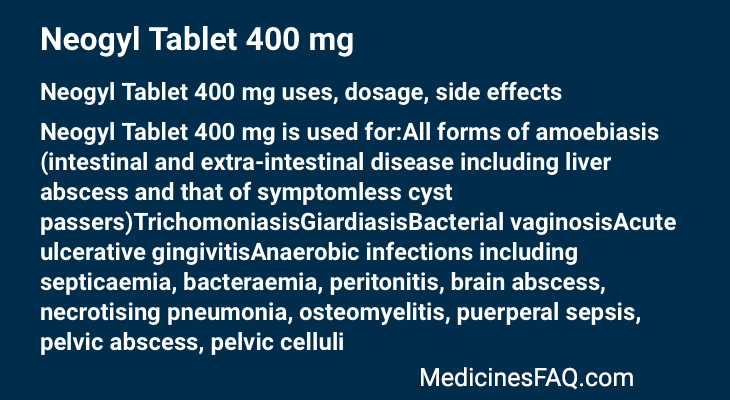 Neogyl Tablet 400 mg