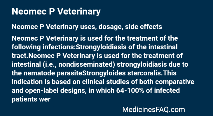 Neomec P Veterinary
