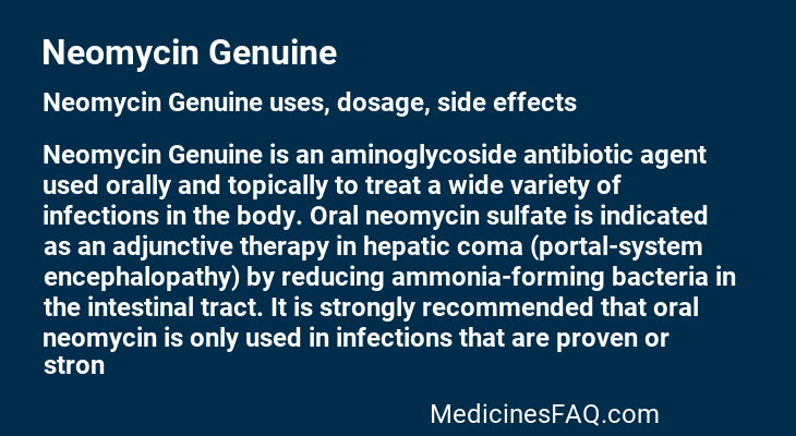 Neomycin Genuine