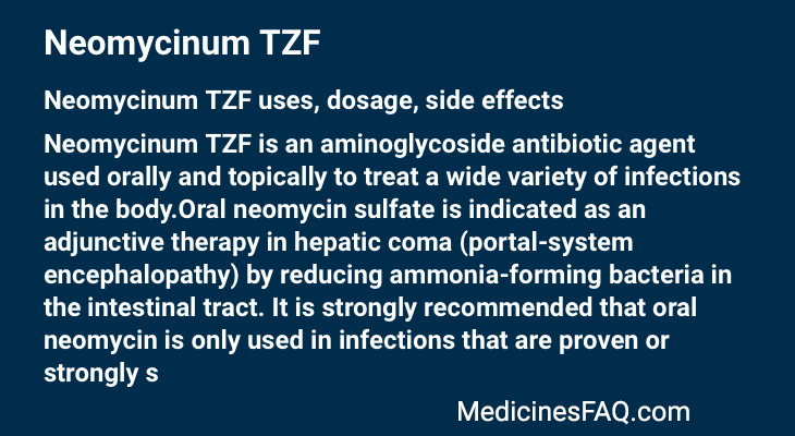 Neomycinum TZF