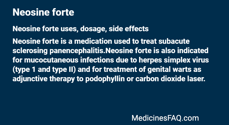 Neosine forte