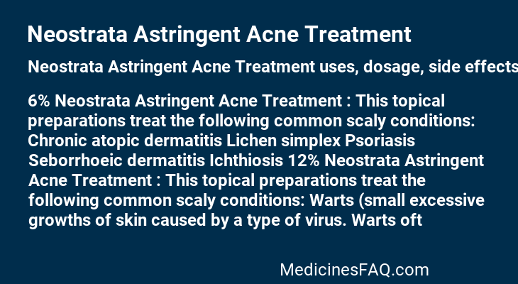 Neostrata Astringent Acne Treatment