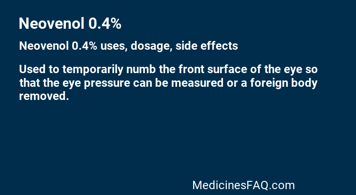 Neovenol 0.4%