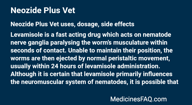 Neozide Plus Vet