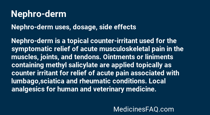 Nephro-derm