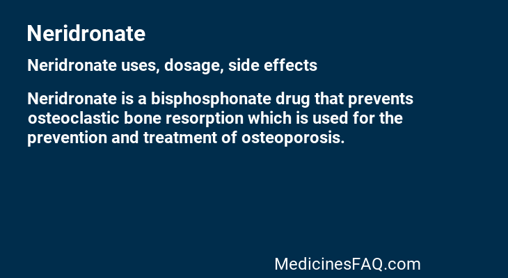 Neridronate