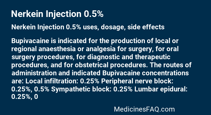 Nerkein Injection 0.5%