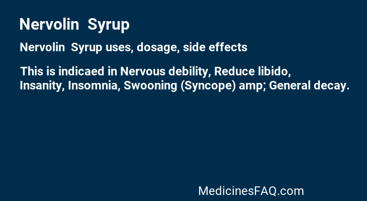 Nervolin  Syrup