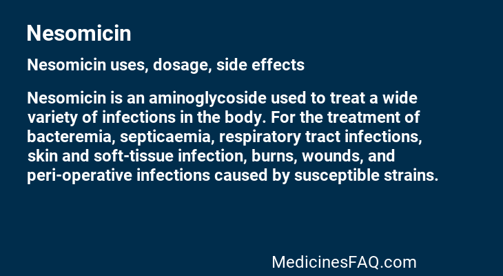 Nesomicin