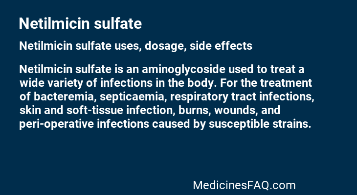 Netilmicin sulfate