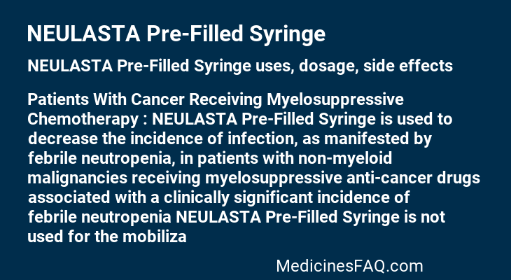 NEULASTA Pre-Filled Syringe
