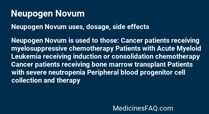 Neupogen Novum