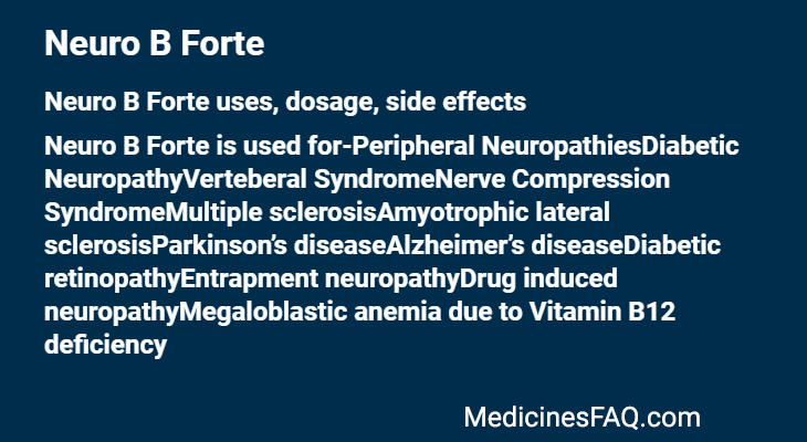 Neuro B Forte