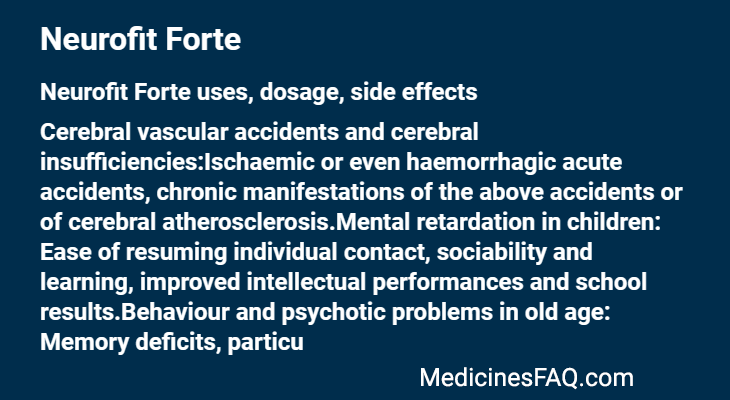 Neurofit Forte