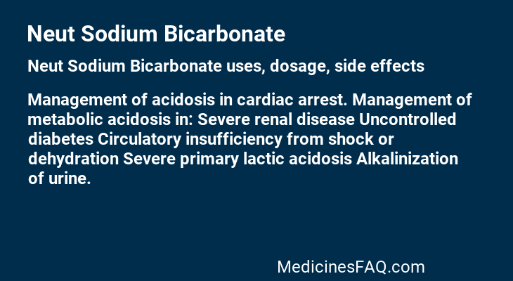 Neut Sodium Bicarbonate