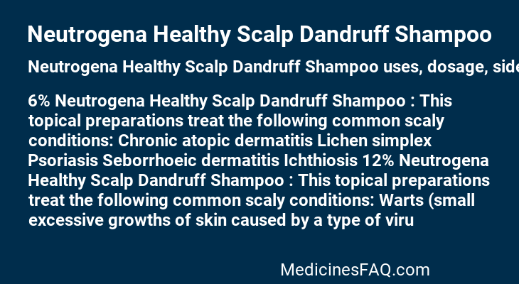 Neutrogena Healthy Scalp Dandruff Shampoo