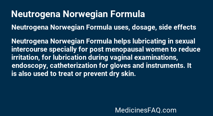 Neutrogena Norwegian Formula