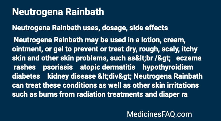 Neutrogena Rainbath