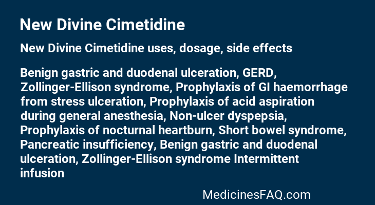 New Divine Cimetidine