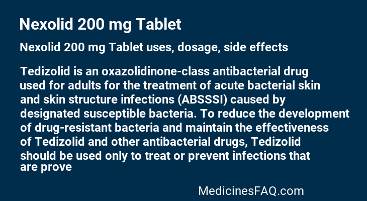 Nexolid 200 mg Tablet