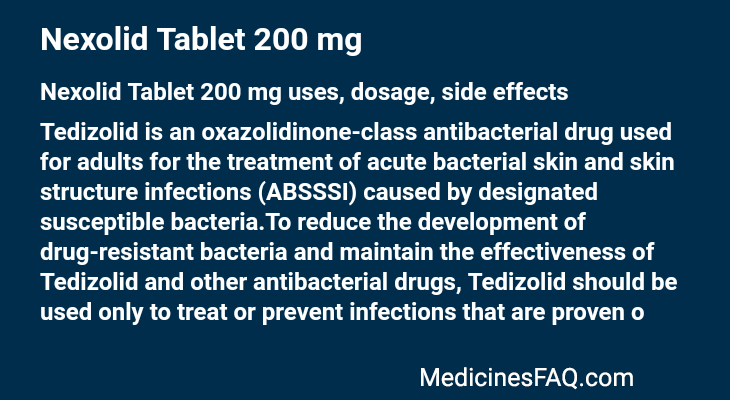 Nexolid Tablet 200 mg