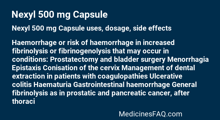 Nexyl 500 mg Capsule