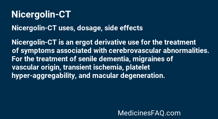 Nicergolin-CT