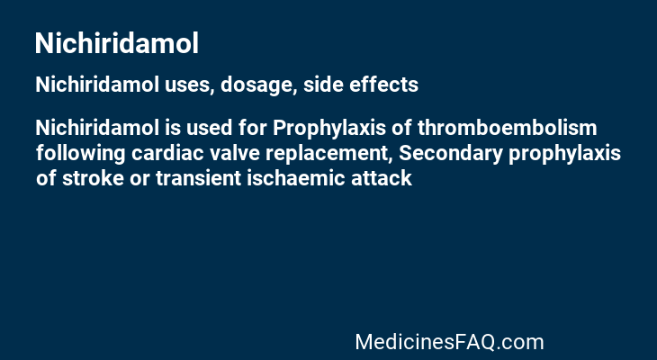 Nichiridamol