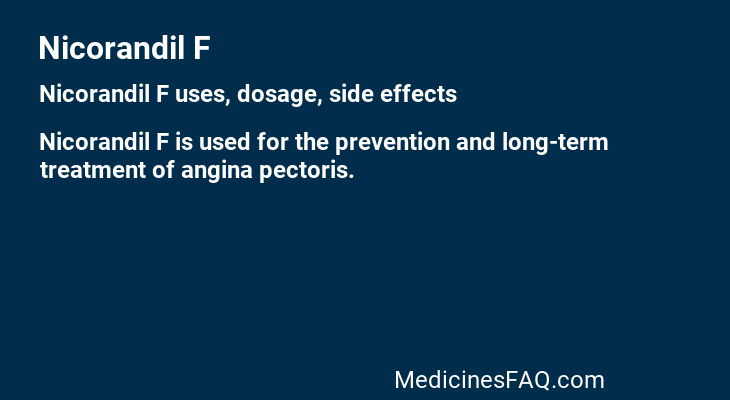 Nicorandil F