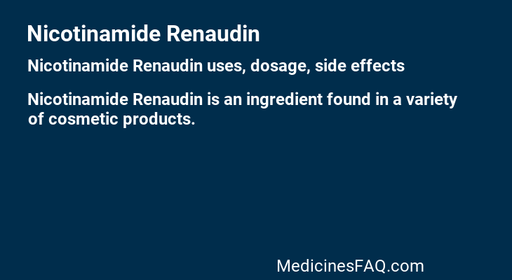 Nicotinamide Renaudin