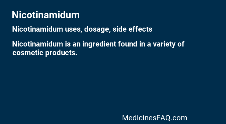 Nicotinamidum