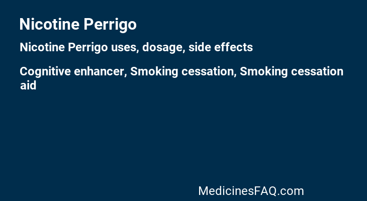 Nicotine Perrigo
