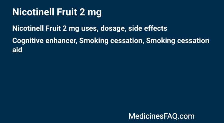 Nicotinell Fruit 2 mg