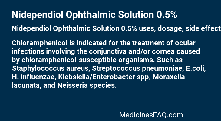 Nidependiol Ophthalmic Solution 0.5%