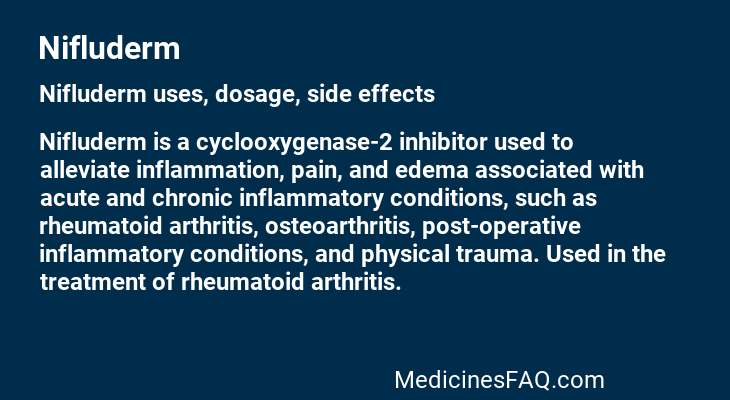 Nifluderm