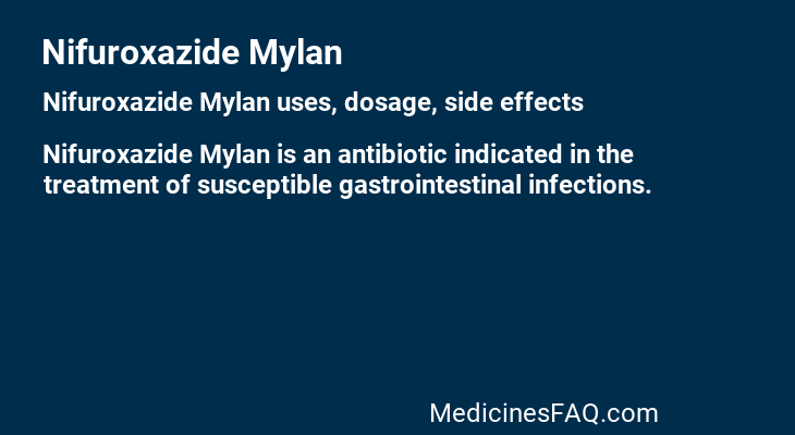 Nifuroxazide Mylan