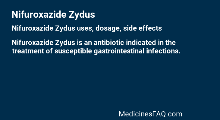 Nifuroxazide Zydus