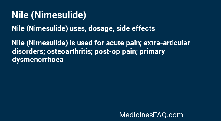 Nile (Nimesulide)