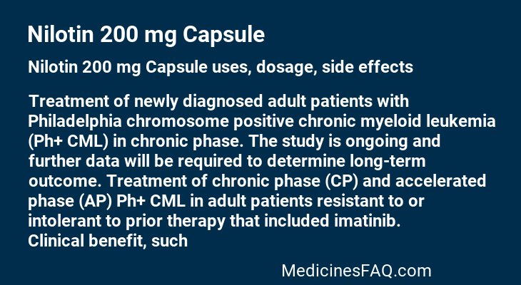 Nilotin 200 mg Capsule