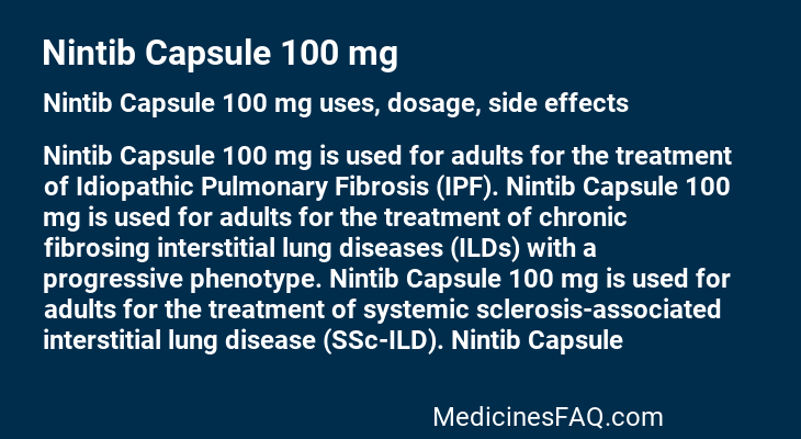 Nintib Capsule 100 mg