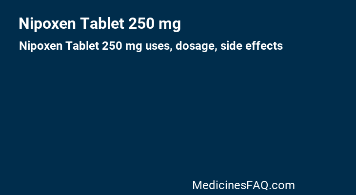 Nipoxen Tablet 250 mg